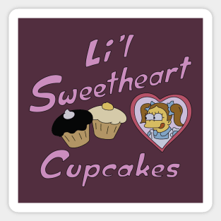 Li'l Sweetheart Cupcakes Sticker